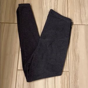 Gray maternity leggings